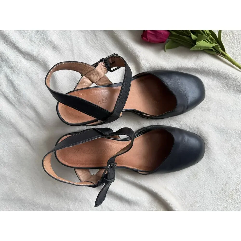 Madewell Claudie Heeled Lugsole Mary Jane size 10 1/2